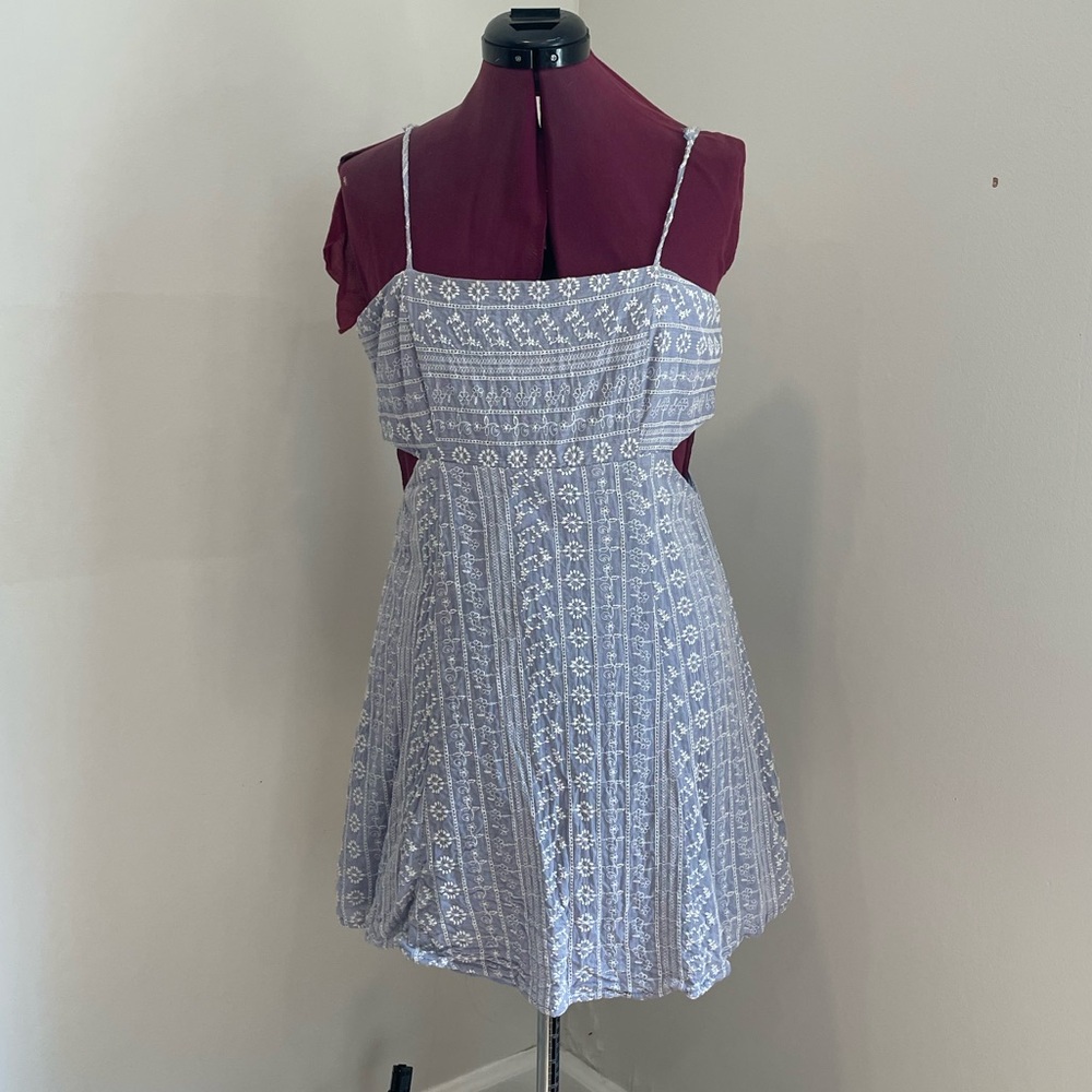 Altar’d State Light Blue Cutout Dress